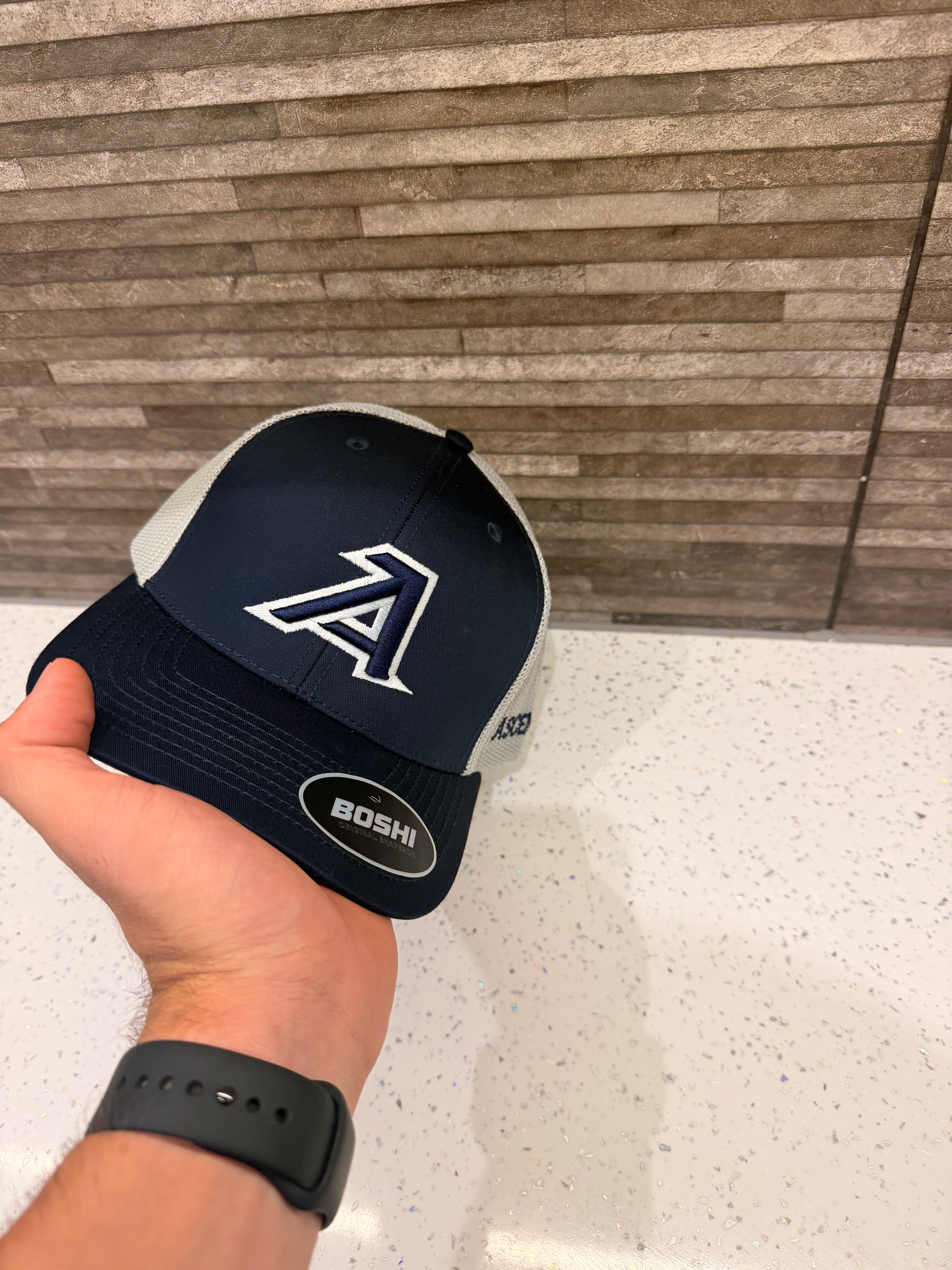 Navy ascend caps